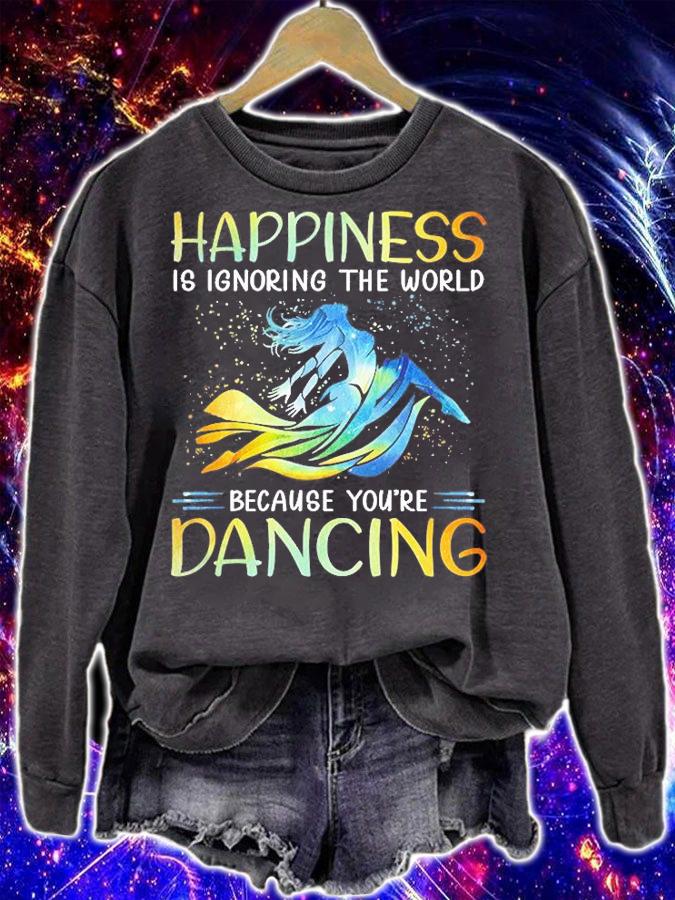 Contemporary Dance - Happiness Is Ignoring The World T-Shirt