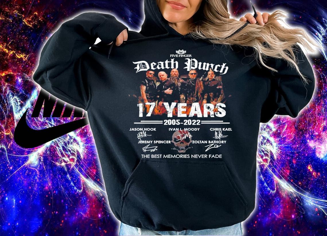 Death Dunch 17 Years 2005-2022 Signatures The Best Memories Never Fade Shirt