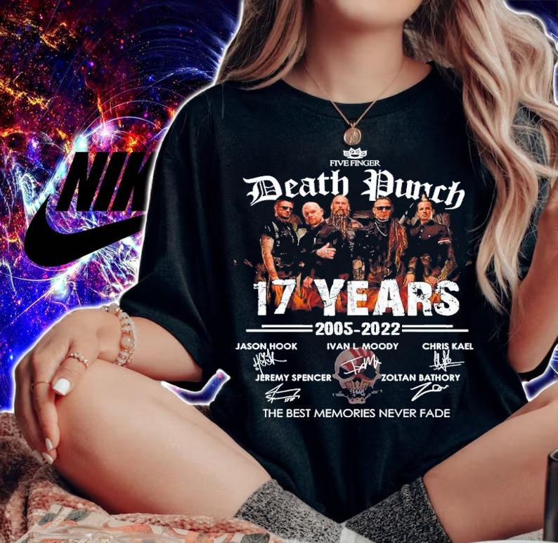 Death Dunch 17 Years 2005-2022 Signatures The Best Memories Never Fade Shirt