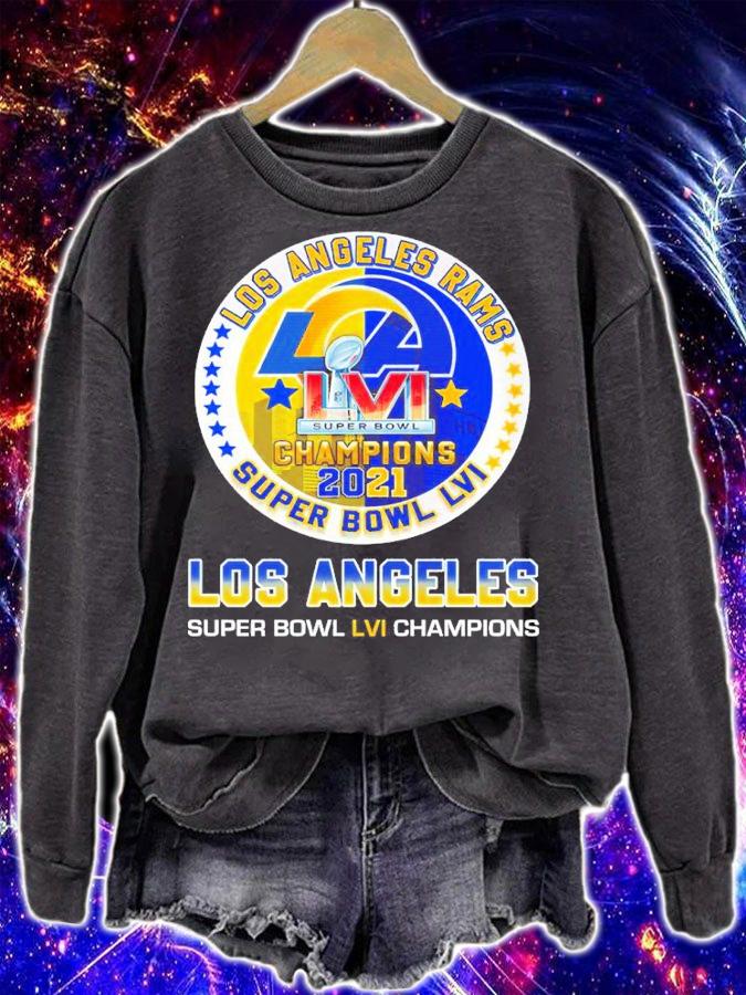 Los Angeles Rams Super Bowl LVI Champions 2021 Los Angeles Super Bowl LVI Champions Shirt