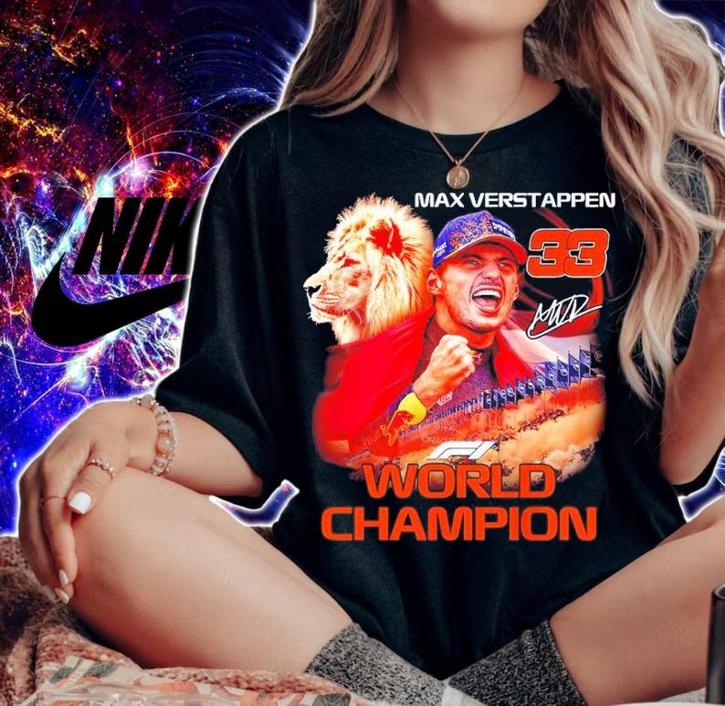 Max Verstappen World Champion signature shirt woman shirt