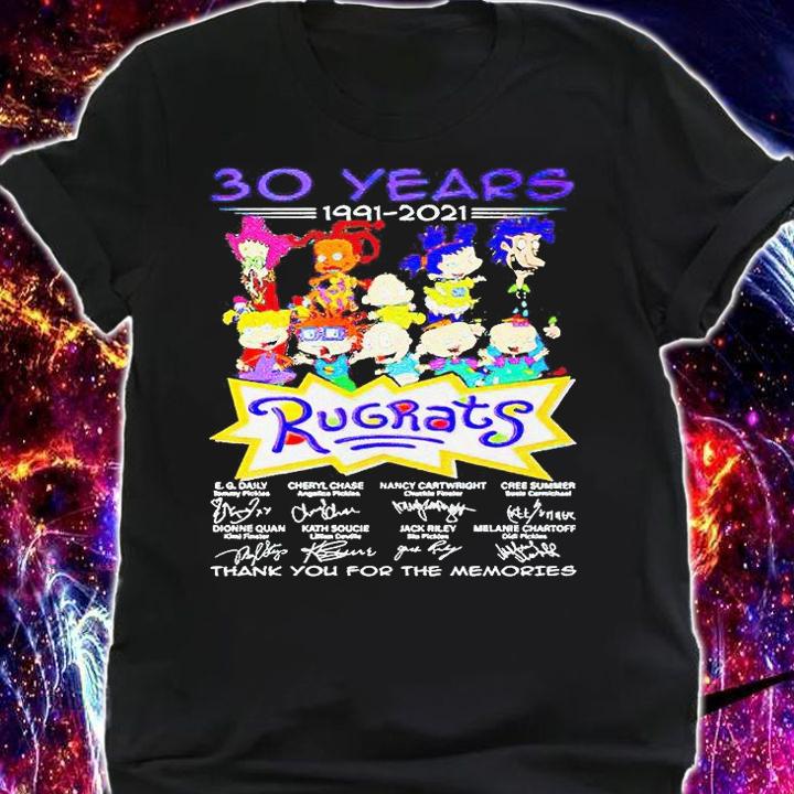 Rugrats 30 years 1991-2021 thank You for the memories signatures t-shirt shirt