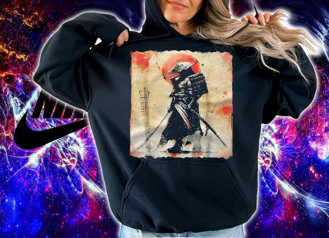Samurai Japanese Retro Art Print Bushido Shirt hoodie