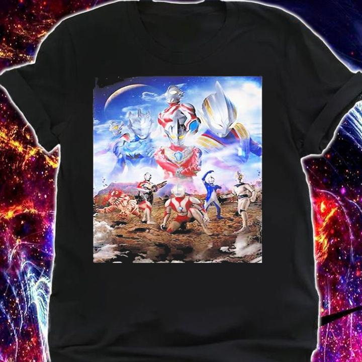 Ultraman Youtube Global Visual 2 Million Celebration T-Shirt shirt