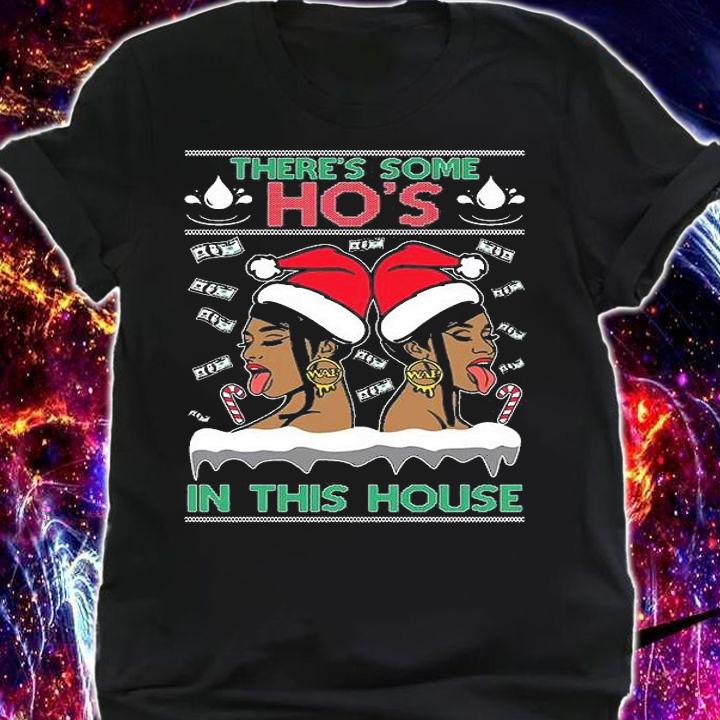 WAP There's Some Hos In This House Ugly Christmas T-Shirt shirt