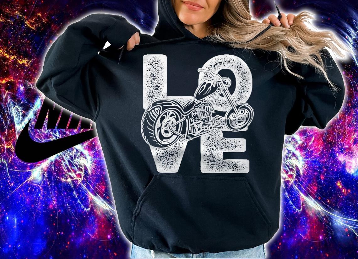 I Love Cruiser Motorcycle Lovers Theme Motorbike Bikers T-shirt hoodie