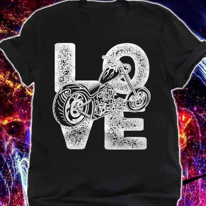 I Love Cruiser Motorcycle Lovers Theme Motorbike Bikers T-shirt shirt