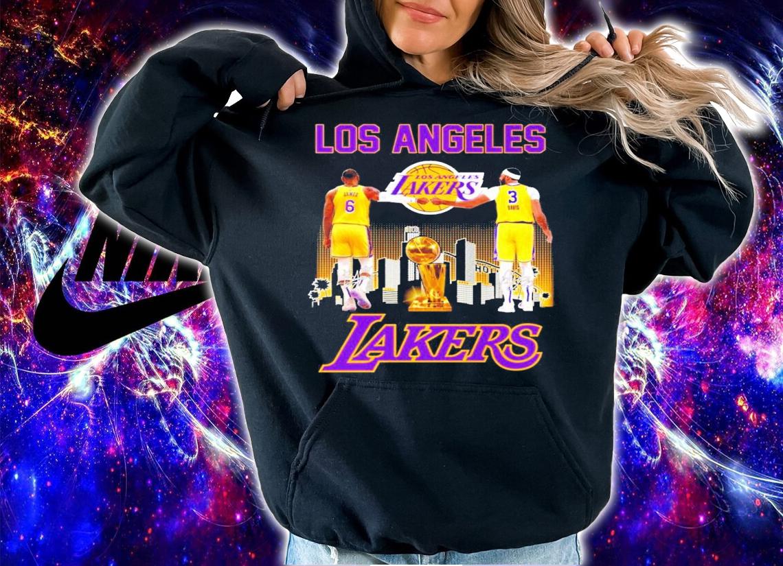 Los Angeles Lakers James vs Davis signatures shirt hoodie