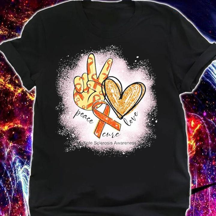 Peace Love Cure Yellow shirt