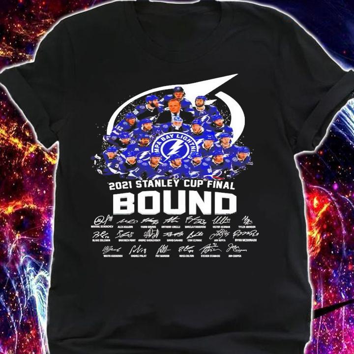 Tampa Bay Lightning 2021 Stanley Cup Final Bound singapore t-shirt