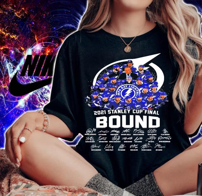Tampa Bay Lightning 2021 Stanley Cup Final Bound singapore t-shirt