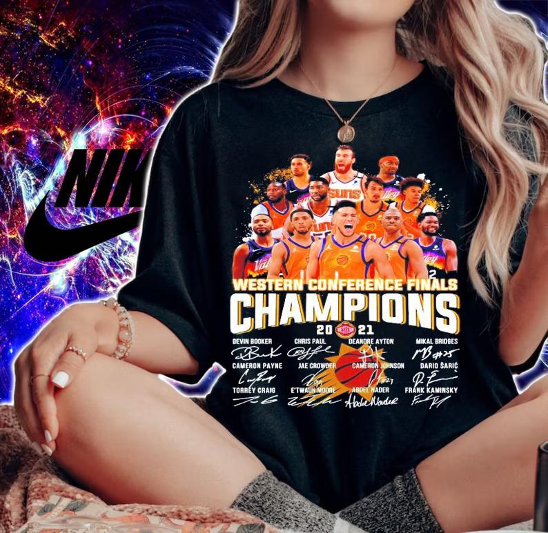 Western Conference Finals Champions 2021 Phoenix Suns signature shirt woman shirt