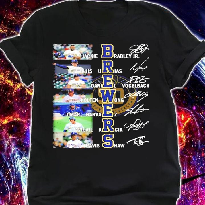 BREWERS team player signature shirt