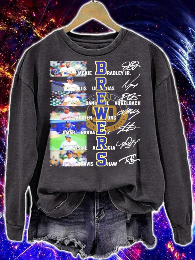 BREWERS team player signature shirt