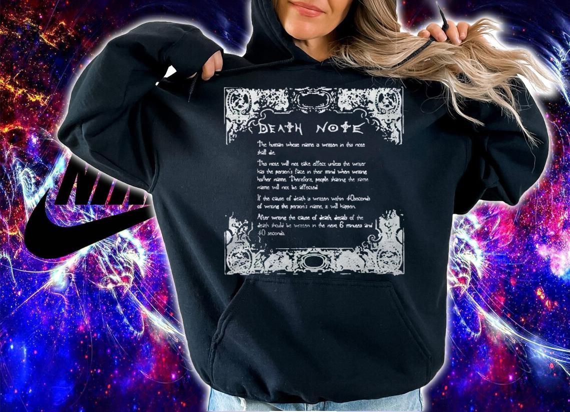 Death Note Actual Tsugumi Ohba Shirt hoodie
