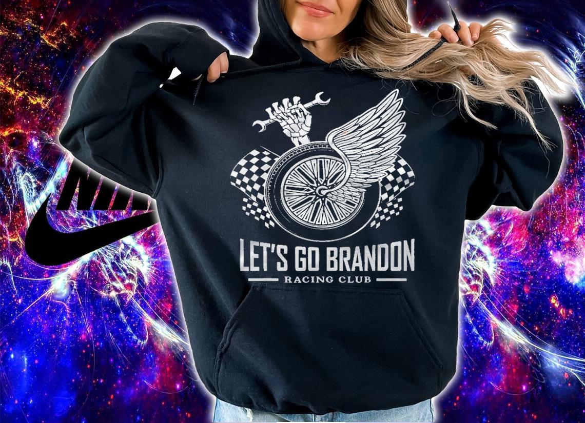 Lets Go Brandon Cool Racing Motor Funny Conservative Gift Shirt