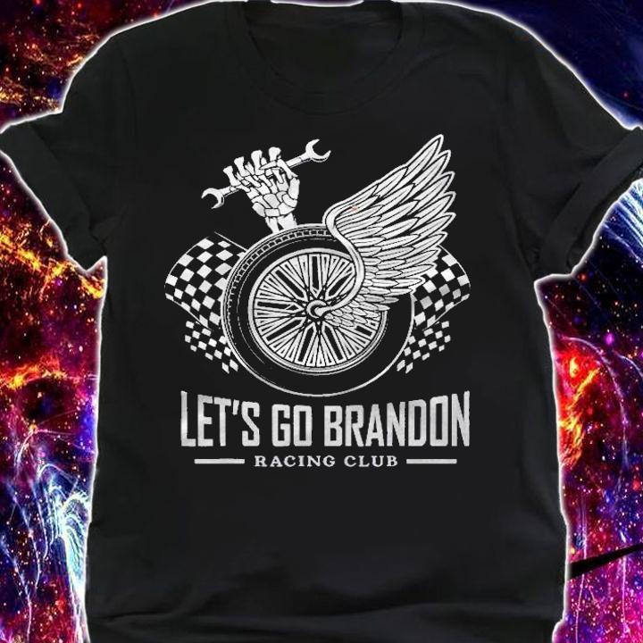 Lets Go Brandon Cool Racing Motor Funny Conservative Gift Shirt