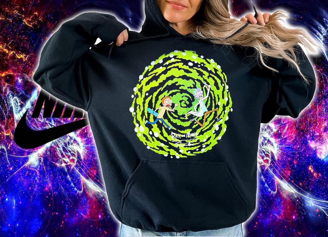 Rick and Morty nuevo portal skate T-shirt