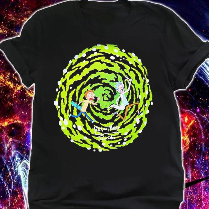 Rick and Morty nuevo portal skate T-shirt