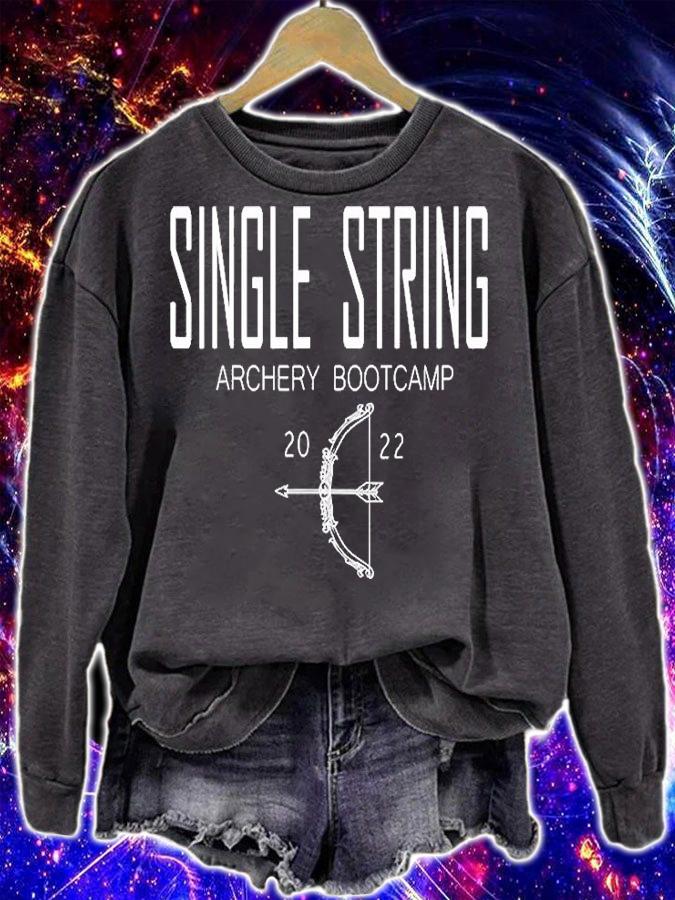 Single String Archery Bootcamp 2022 T-Shirt sweatshirt