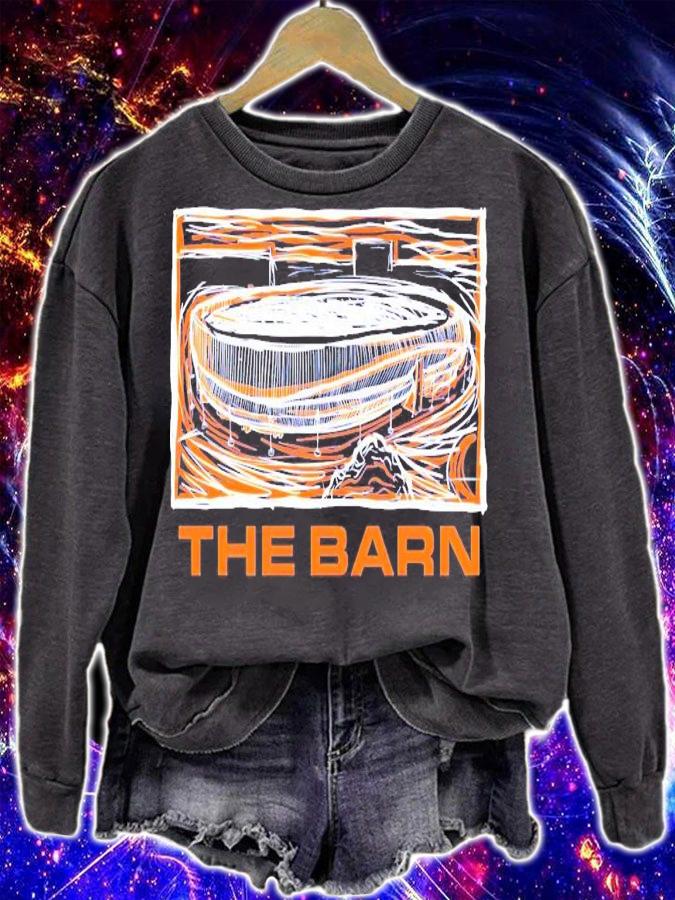 The Barn shirt, sweater hoodie and tank top