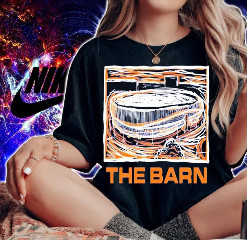 The Barn shirt, sweater hoodie and tank top