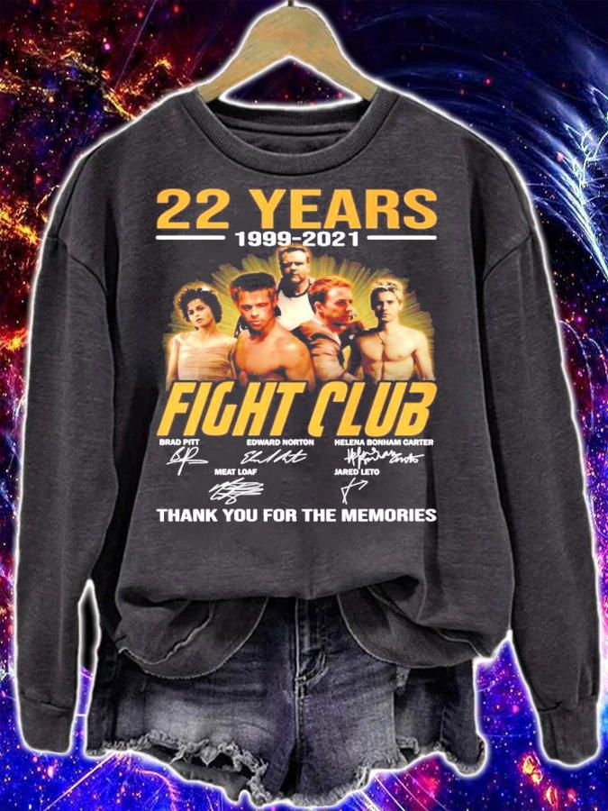 22 years 1999-2021 Fight Club signatures shirt