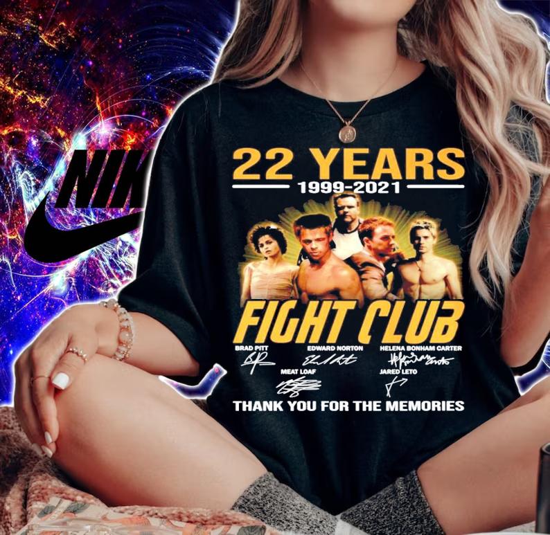 22 years 1999-2021 Fight Club signatures shirt