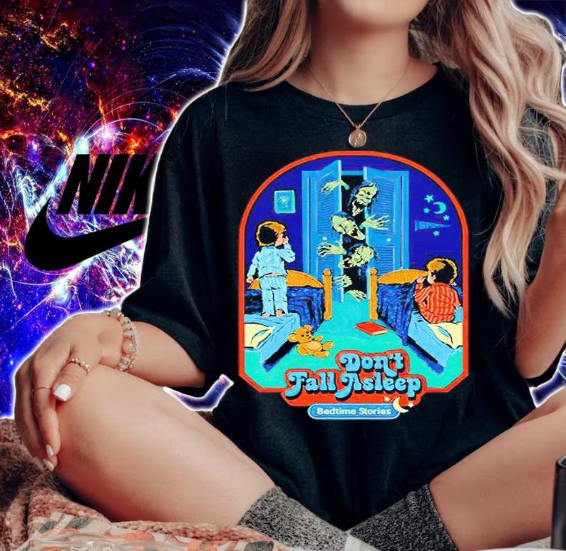 Don't fall asleep bedtime stories Halloween T-shirt woman shirt