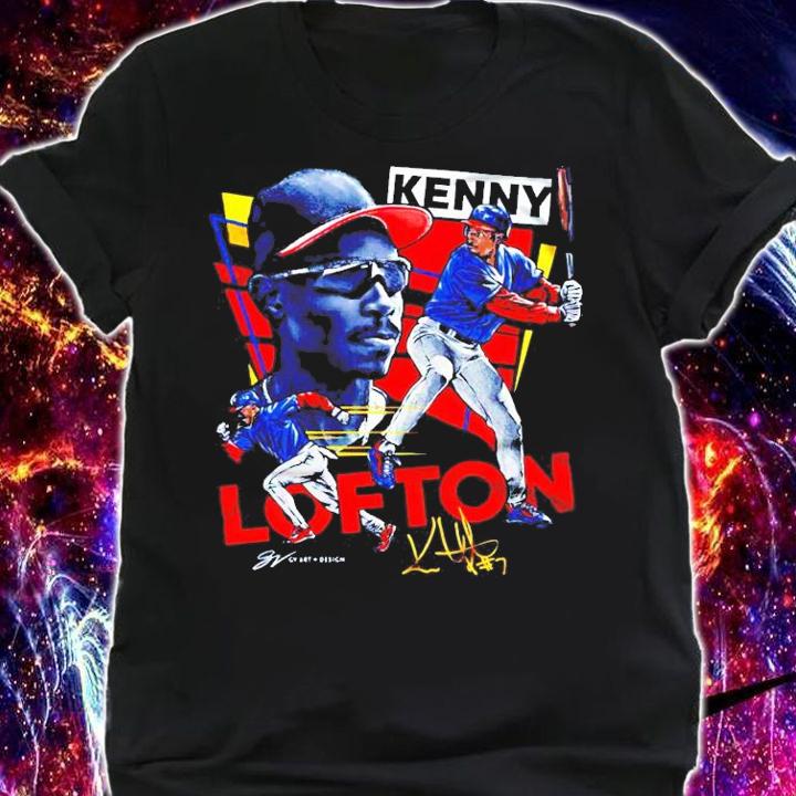 Kenny Lofton baseball signature shirt