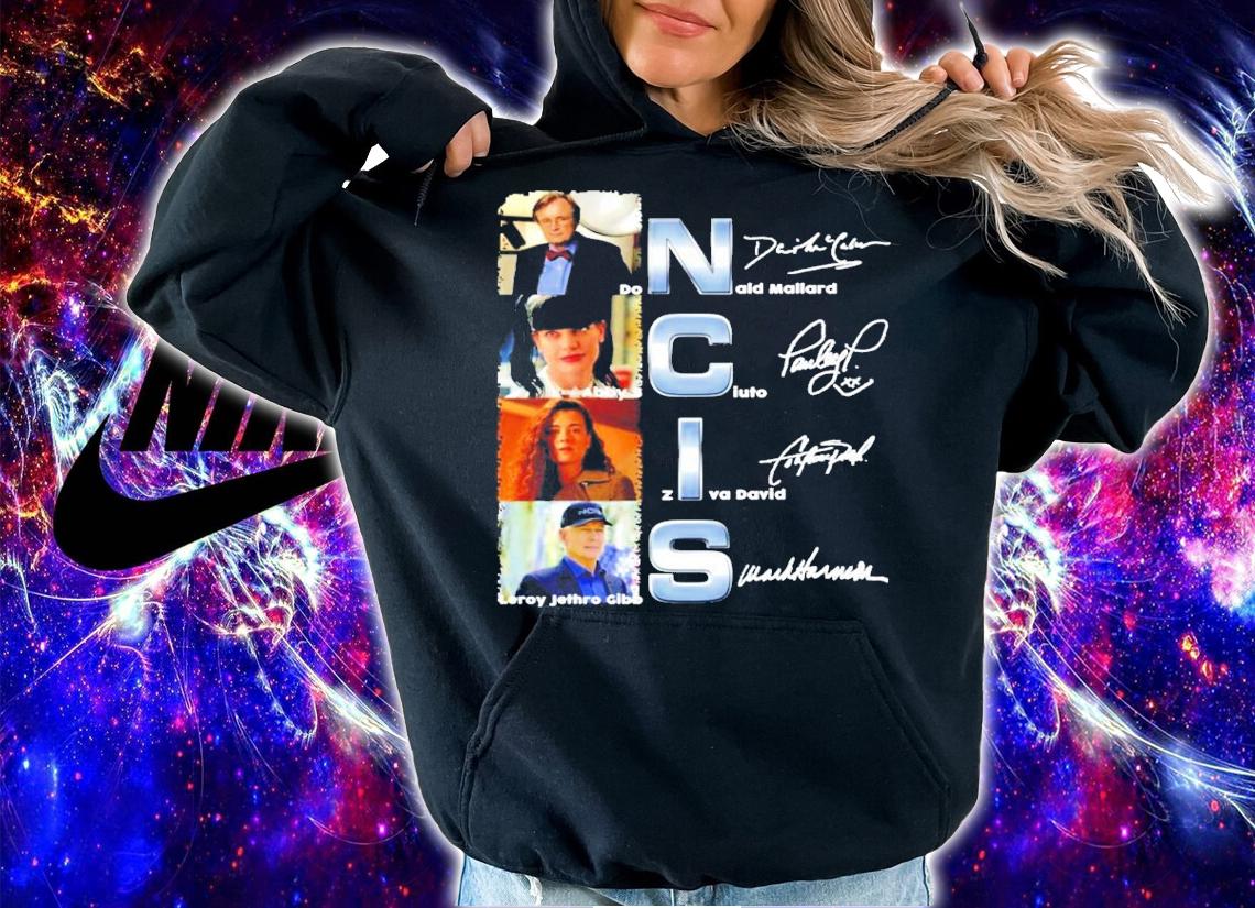 NCIS Donald Mallard Abby Sciuto Ziva David Leroy Jethro Gibbs signature shirt hoodie