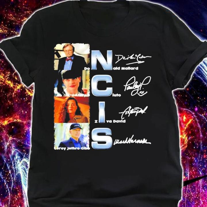 NCIS Donald Mallard Abby Sciuto Ziva David Leroy Jethro Gibbs signature shirt shirt