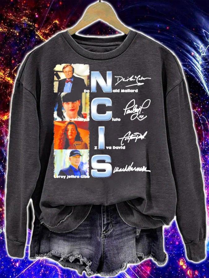 NCIS Donald Mallard Abby Sciuto Ziva David Leroy Jethro Gibbs signature shirt sweatshirt