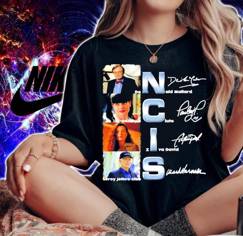 NCIS Donald Mallard Abby Sciuto Ziva David Leroy Jethro Gibbs signature shirt woman shirt