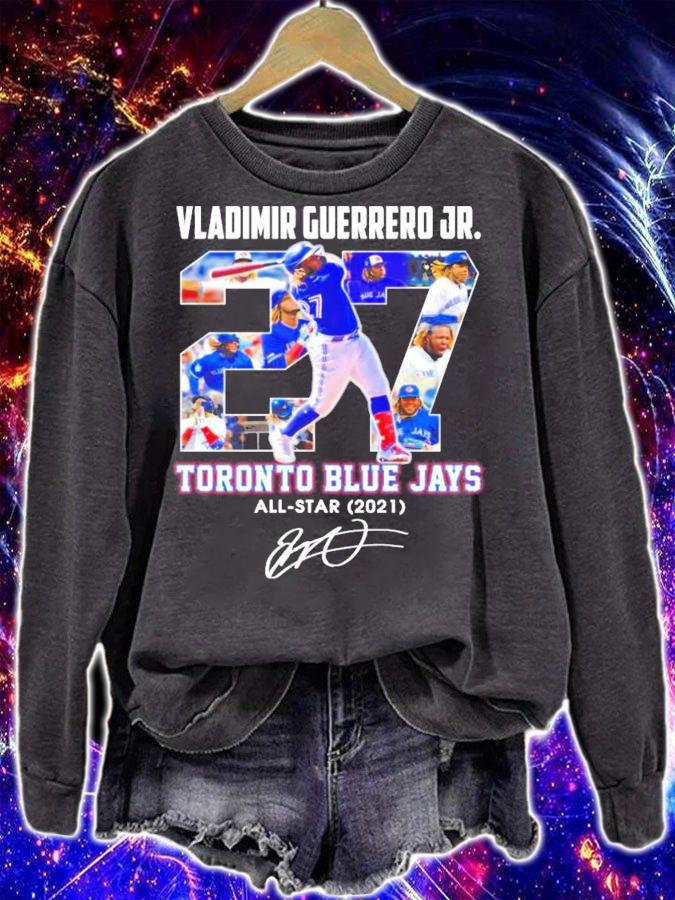 Vladimir Guerrero JR Toronto Blue Jays signature shirt