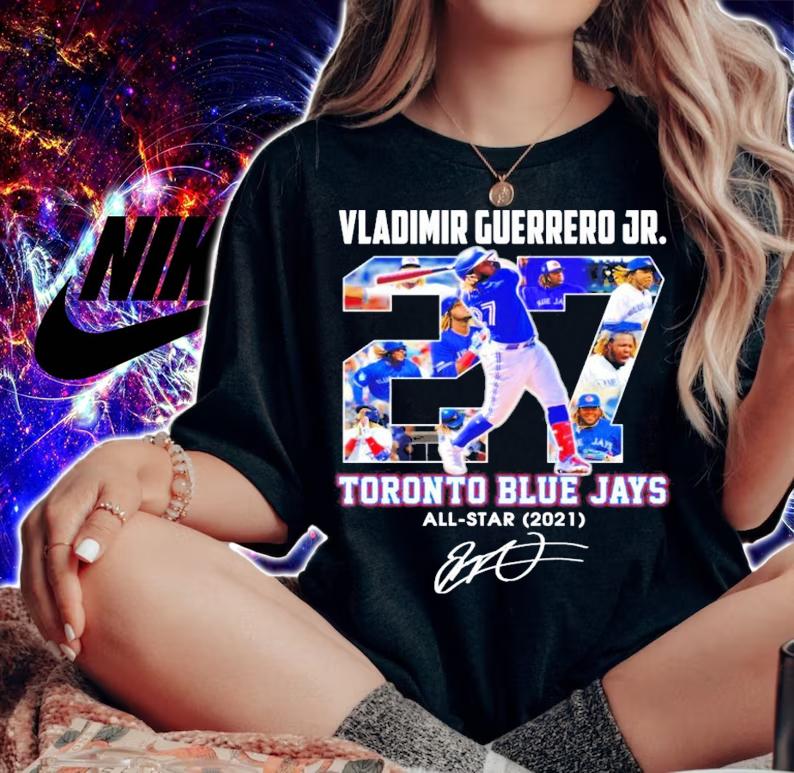 Vladimir Guerrero JR Toronto Blue Jays signature shirt