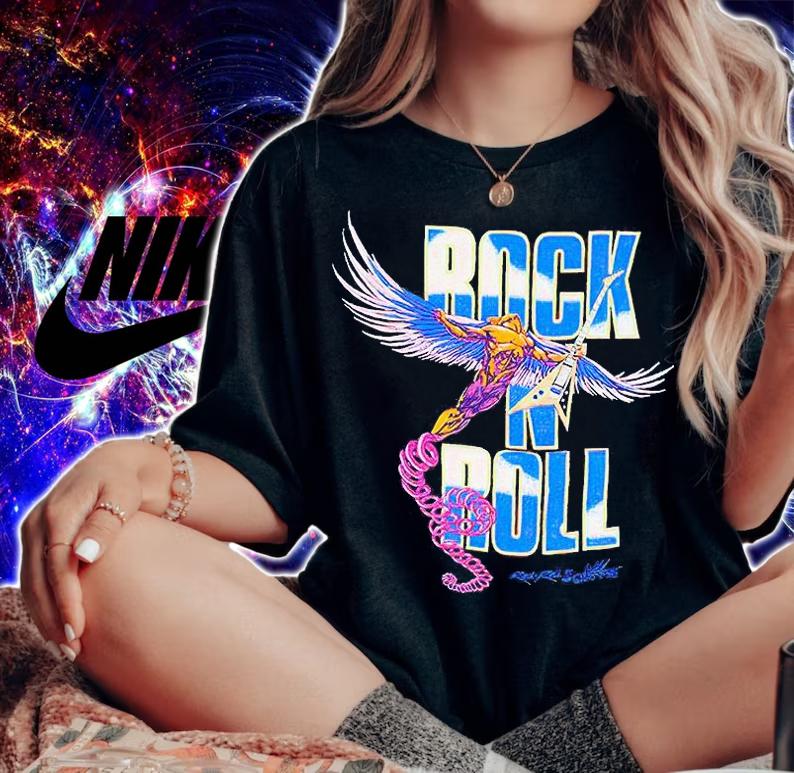 Angel Rock'N'Roll Wild Oats T-shirt woman shirt