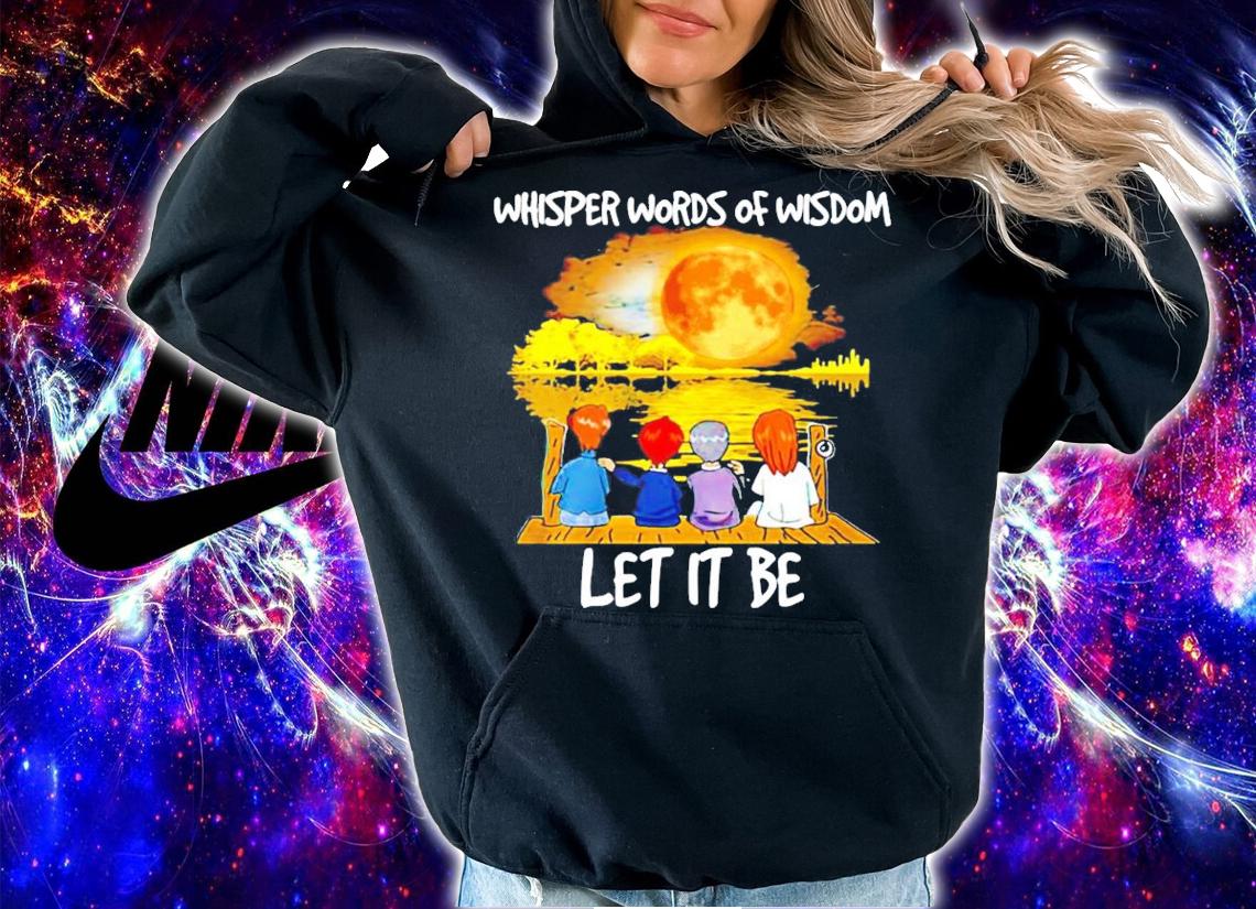 Charlie Brown Whisper Words Of Wisdom Let It Be Shirt