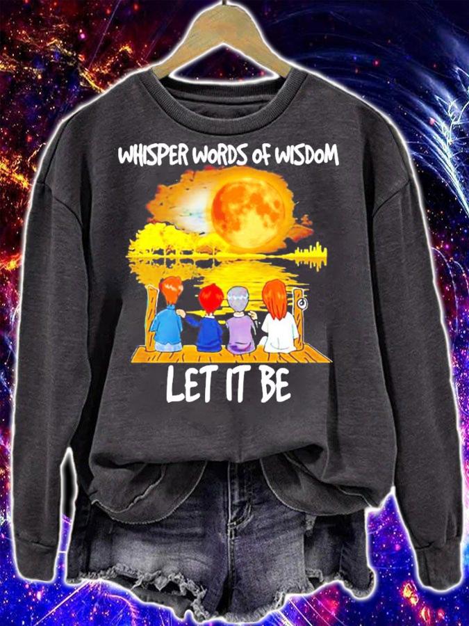 Charlie Brown Whisper Words Of Wisdom Let It Be Shirt
