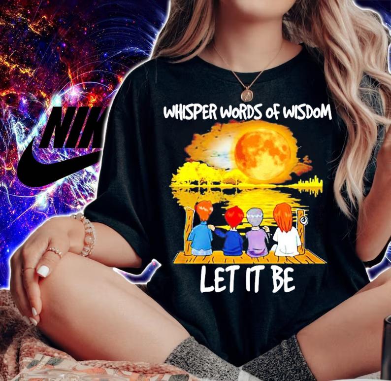 Charlie Brown Whisper Words Of Wisdom Let It Be Shirt