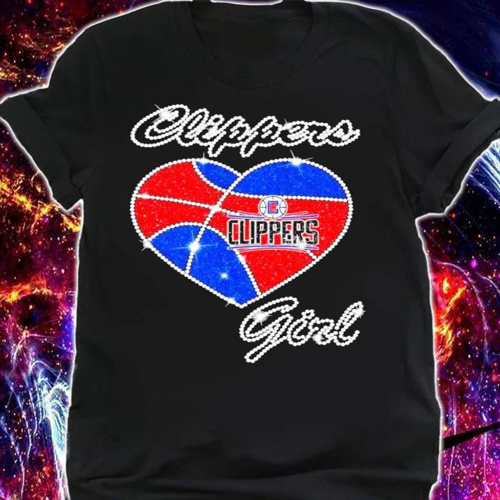 Clippers girl heart shirt shirt
