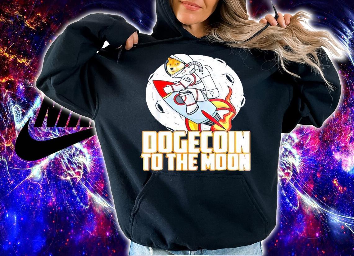 Dogecoin to the moon shirt