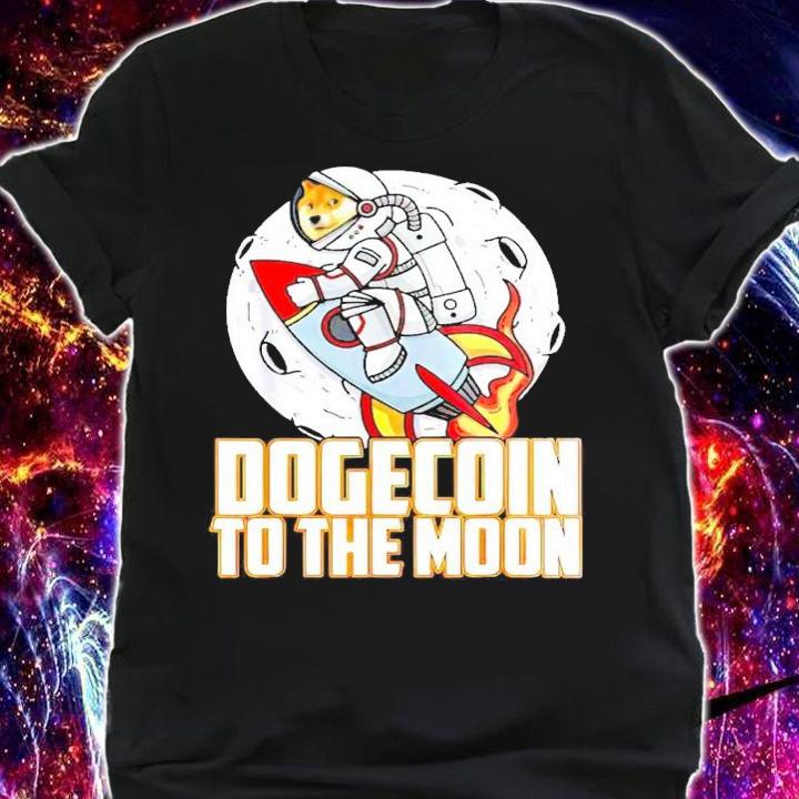 Dogecoin to the moon shirt