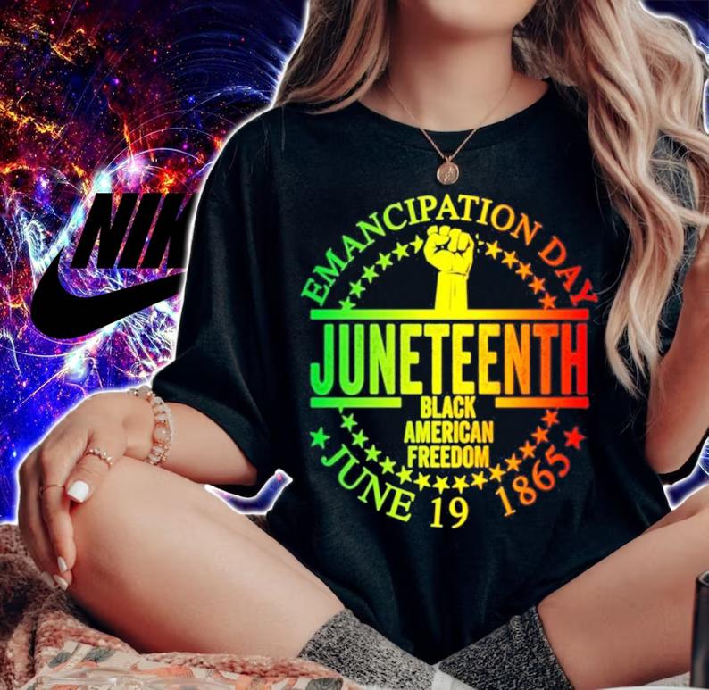 Emancipation day juneteenth black American freedom june 19th shirt