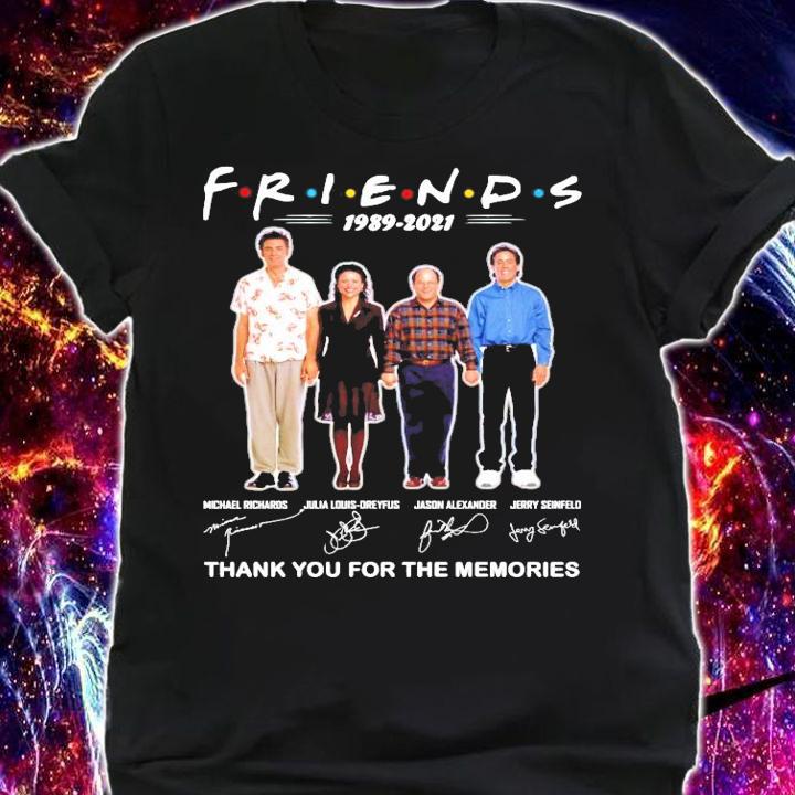 FRIENDS 1989-2021 signature thank you for the memories shirt shirt