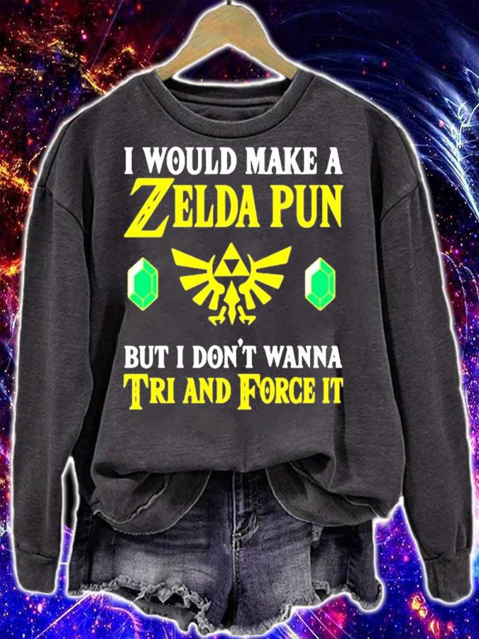 I would make a Zelda Pun but I don't wanna tri and force it shirt