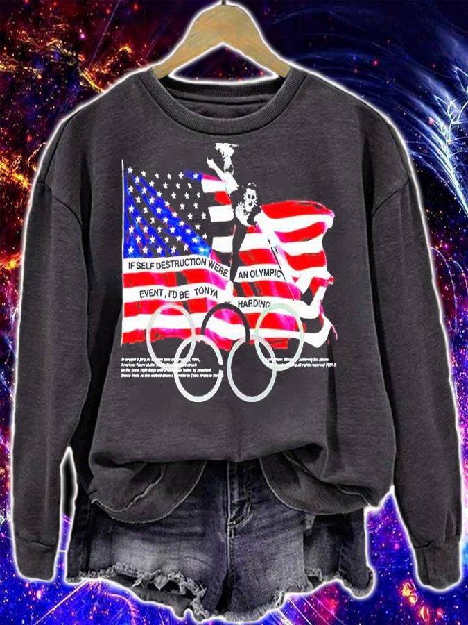 If self destruction were an Olympic event I'd be tonya harding T-shirt