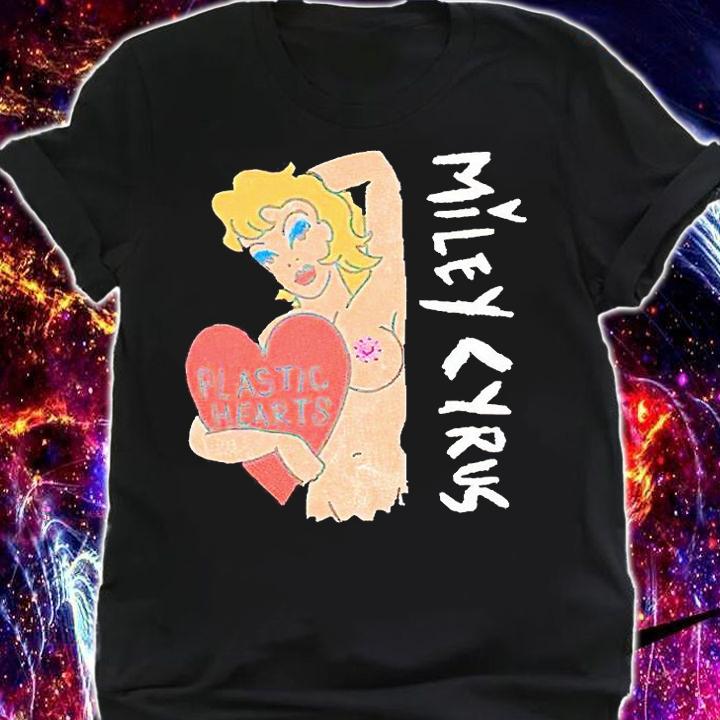 Miley Cyrus plastic heart T-shirt