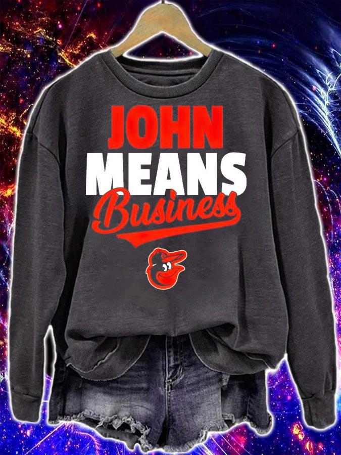 Official John Means Business shirt sweatshirt