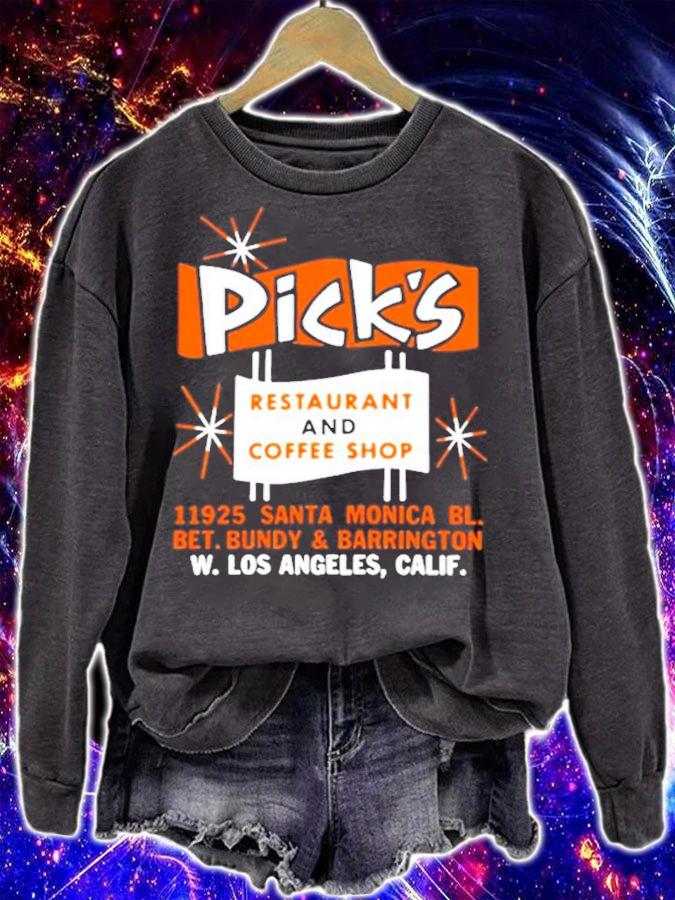Pick's Restaurant and Coffee Shop shirt sweatshirt